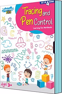 Tracing and Pen Control - Alphabet, Numbers, Patterns (Set of 4 Books)