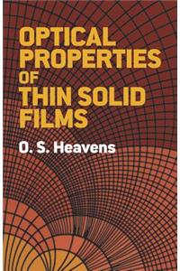 Optical Properties of Thin Solid Films