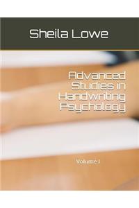 Advanced Studies in Handwriting Psychology