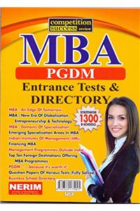 Competition Success Review MBA PGDM Entrance Tests & Directory