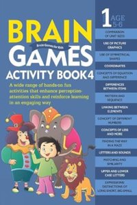 Brain Games Activity Book 4(Level-1)