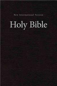 NIV, Value Pew and Worship Bible, Hardcover, Black