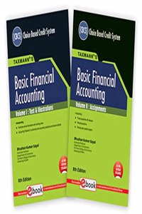 Taxmann's Basic Financial Accounting (2 Vols.) - Most Updated & Amended Student-oriented Book, with Numerous Solved Illustrations plus Working Notes & B.Com. Past Question Papers | CBCS