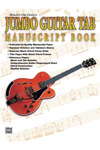 21st Century Jumbo Guitar TAB Manuscript Book