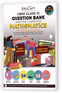 Educart CBSE Class 12 Mathematics Question Bank Book For 2022-23