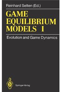 Game Equilibrium Models I