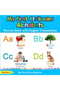 My First Afrikaans Alphabets Picture Book with English Translations