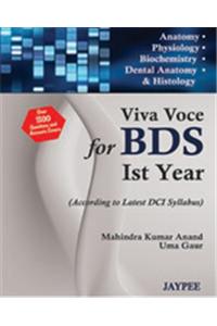 VIVA VOCE for BDS Ist Year Students