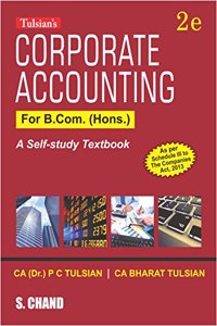 Corporate Accounting For B.Com. (Hons.)