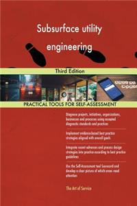Subsurface utility engineering Third Edition