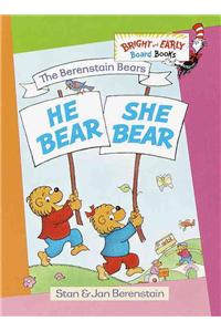 He Bear, She Bear (Bright & Early Board Books(TM))