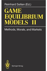 Game Equilibrium Models II