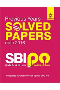 SBI PO Previous Years' Solved Papers 2017
