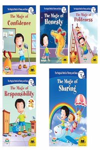 Pegasus Moral Books Combo-Magic of Responisibility,Politeness,Honesty,Confidence, Sharing