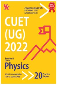 NTA CUET (UG) Practice Paper Physics| Exam Preparation Book 2022 | VK Publications