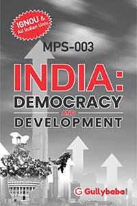 Gullybaba Ignou MA (Latest Edition) MPS-003 India : Democracy And Development, IGNOU Help Books with Solved Sample Question Papers and Important Exam Notes