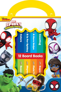 Disney Junior Marvel Spidey & His Amazing Friends 12 Books My First Library