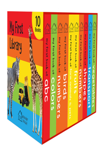 My First Library: Boxset of 10 Board Books for Kids: Boxset of 10 Board Books for Kids