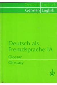 GERMAN AS A FOREIGN …. 1A: GLOSSARY