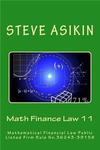 Math Finance Law 11