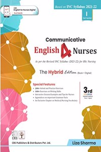 COMMUNICATIVE ENGLISH 4 NURSES 3ED AS PER THE REVISED INC SYLLABUS 2021-22 FOR BSC NURSING SEMESTER I (PB 2022)