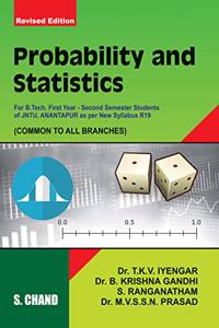 PROBABILITY AND STATISTICS FOR B-TECH 1st YEAR II SEMESTER(JNTU ANANTAPUR), 2/e