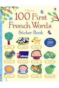 100 First Words in French Sticker Book