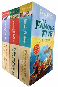 Enid blyton famous five collection 3 books set 3 in 1 pack
