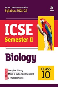 Arihant ICSE Biology Semester 2 Class 10 for 2022 Exam