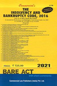 The Insolvency And Bankruptcy Code, 2016 As Amended By The Insolvency And Bankruptcy Code (Second Amdt.) Act, 2020 (17 Of 2020)