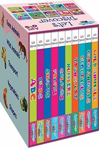 Let's Discover - Set of 10 Board Books for Kids