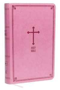 NKJV, Deluxe Gift Bible, Imitation Leather, Pink, Red Letter Edition