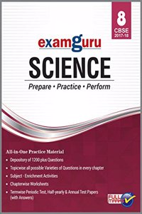 Examguru All In One CBSE Chapterwise Question Bank for Class 8 Science (Mar 2021 Exam)