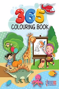365 Colouring Book for Kids - Painting and Drawing