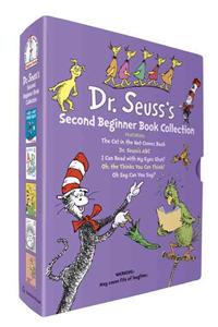 Dr. Seuss's Second Beginner Book Boxed Set Collection: The Cat in the Hat Comes Back; Dr. Seuss's Abc; I Can Read with My Eyes Shut!; Oh, the Thinks You Can Think!; Oh Say Can You Say?