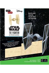 IncrediBuilds: Star Wars: Tie Fighter 3D Wood Model