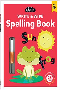 Junior Explorers Write and Wipe: Spelling Book