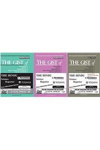 The Gist' of The Hindu, Yojana, Kurukshetra, PIB & Science Reporter Combo (Set of 3 Books) (Civil Services exam)