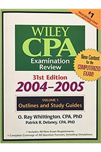 Wiley CPA Examination Review: Outlines and Study Guides: 1 (Wiley Cpa Examination Review Vol 1: Outlines and Study Guides)