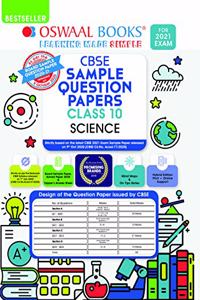 Oswaal CBSE Sample Question Paper Class 10 Science Book (Reduced Syllabus for 2021 Exam)