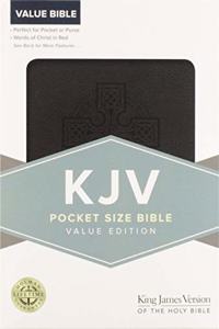 KJV Pocket Size Bible Value Edition Black Leathert