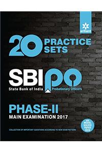 20 Practice Sets SBI PO Phase-II Main Examination 2017