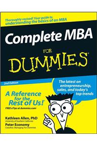 Complete MBA For Dummies