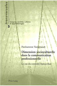 Dimension Socioculturelle Dans La Communication Professionnelle