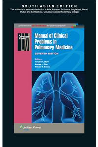 Manual Of Clinical Problems In Pulmonary Medicine