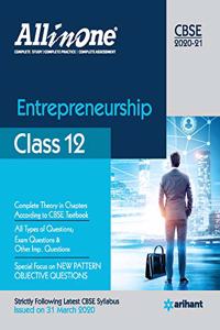 CBSE All In One Entrepreneurship Class 12 for 2021 Exam
