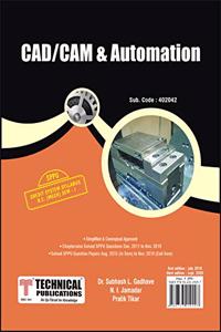 CAD/CAM & Automation for SPPU 15 Course (BE - I - Mech. - 402042)