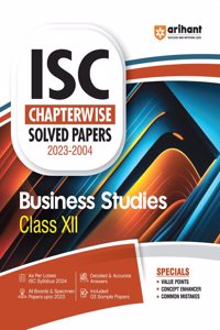 Isc Chapter Wise Solved Papers Business Studies