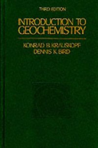 Introduction to Geochemistry -Ise (McGraw-Hill International Editions Series)