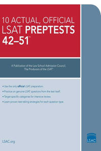 10 Actual, Official LSAT Preptests 42-51